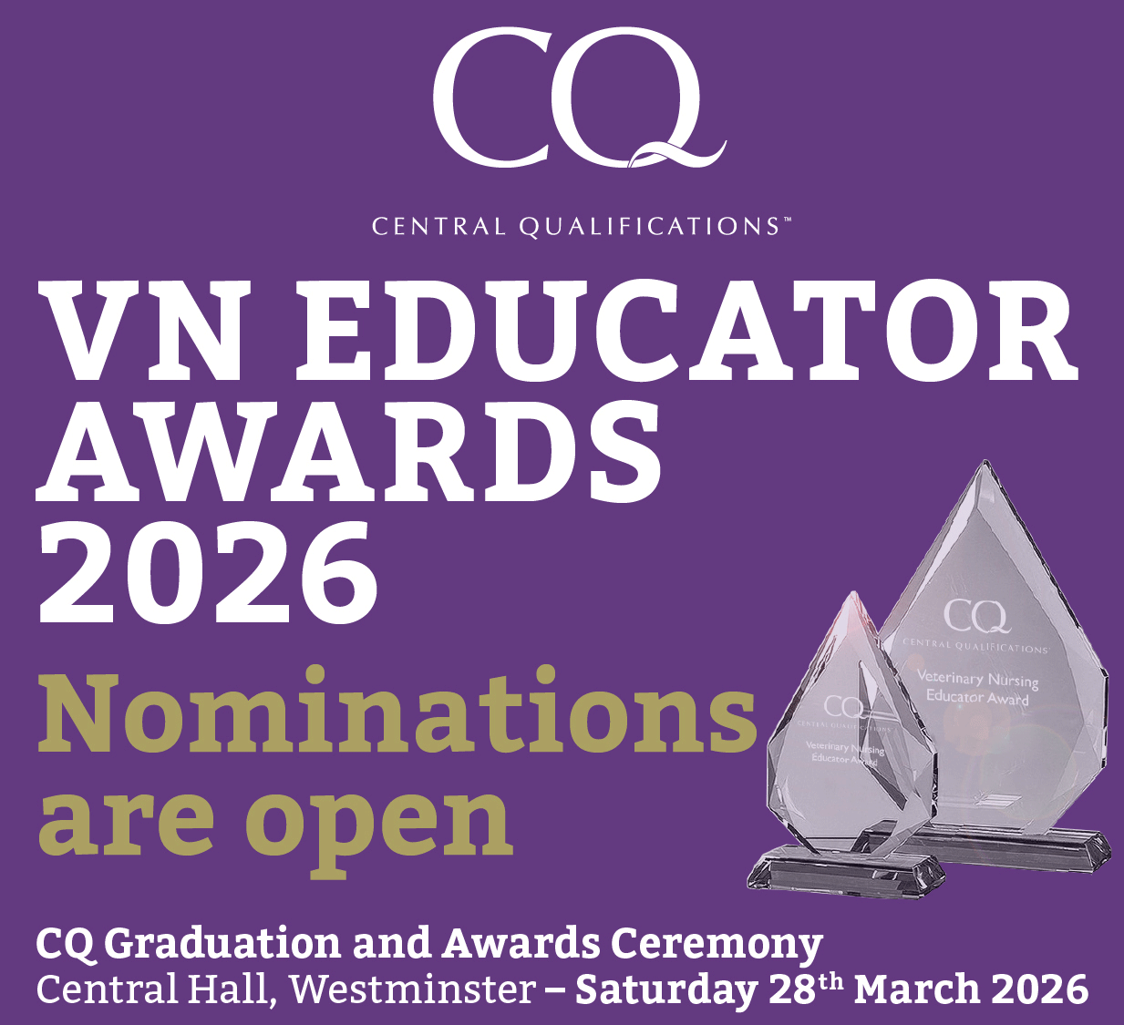 Central Qualifications VN Educator Awards 2026, Nominations are now open.